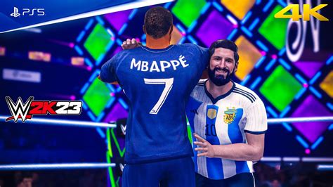 Wwe K Cristiano Messi Ronaldo Vs Mbappe Haaland Benzema