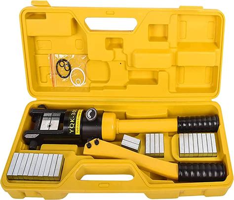 LFGUD 16T Hydraulic Crimping Tool 9 AWG To 600 MCM Battery Cable