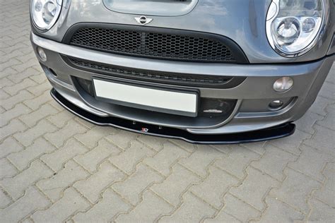 Front Splitter Mini R53 Cooper S Jcw Gloss Black Our Offer Mini Cooper R53 Maxton Design