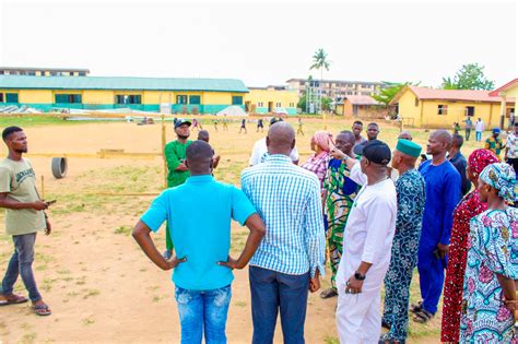 Ojodu Mayor Odunmbaku Inspects Ongoing Fence Construction Other