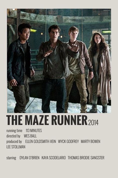 The Maze Runner Polaroid Movie Poster Movie Posters Minimalist Maze