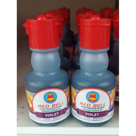 Jual RED BELL Pewarna Pangan 30 Ml Food Grade Pewarna Makanan Roti