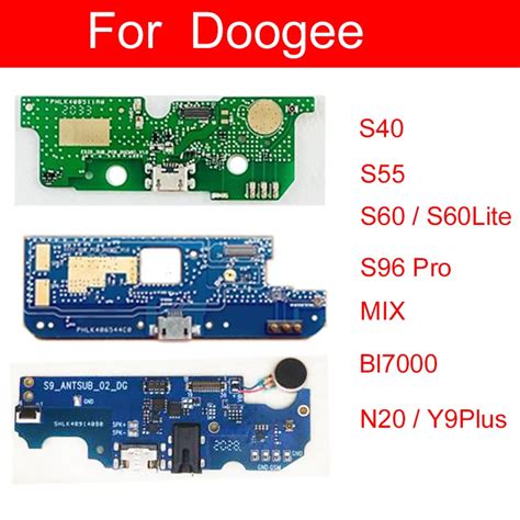 For Doogee S60 Lite S40 S55 S96 Pro MIX BL7000 N20 Y9Plus USB Charging