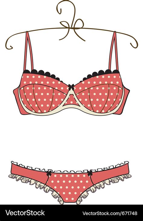 Lingerie Royalty Free Vector Image VectorStock