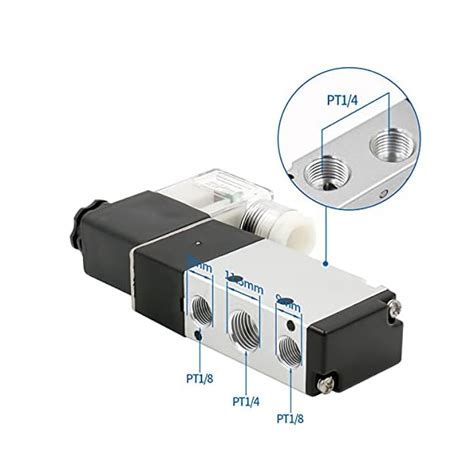 Baomain Integrated 10 Space Manifold With Solenoid Valve 4V210 08 DC