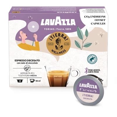 Tierra Wellness Espresso Decerato Lavazza Firma Gedap Viterbo