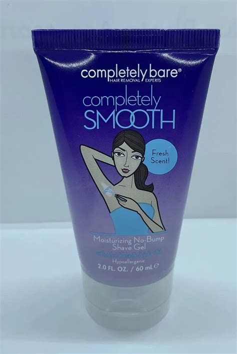 Completely Bare Smooth Moisturizing No Bump Shave Gel Legs Bikini