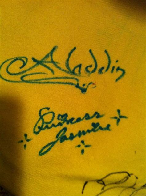 Disney Character Signature