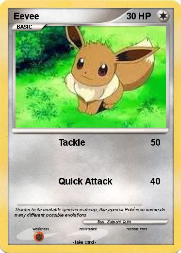 Pokémon Eevee 902 902 Tackle My Pokemon Card