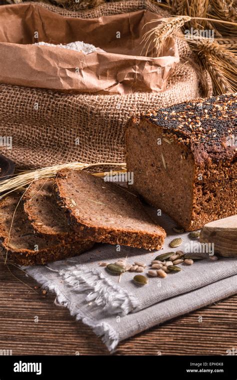 homemade whole wheat bread Stock Photo - Alamy