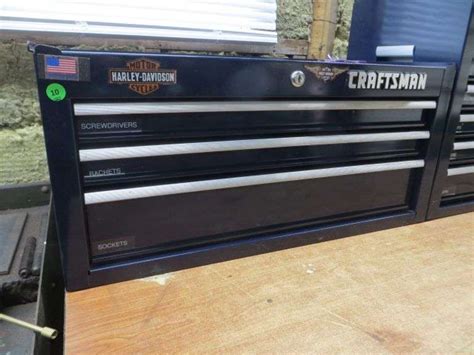 Craftsman Mid Tool Box - 3 Drawer - Lambrecht Auction, Inc.