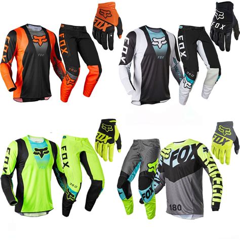 Fox Motocross Conjunto Equipamento De Corrida Jersey Cal As Mx