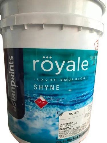 Asian Paints Royal Shyne Luxury Emulsion Ltr Home Enterprises