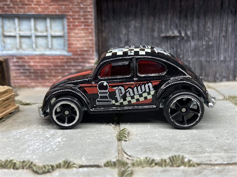 Loose Hot Wheels Volkswagen Vw Beetle In Black Etsy