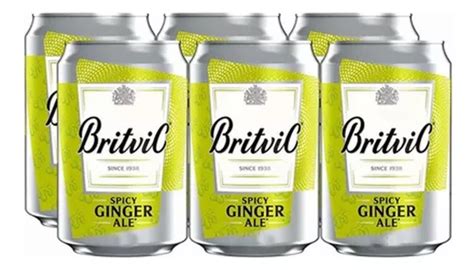 Ginger Ale Britvic Lata Pack 6 X 150ml