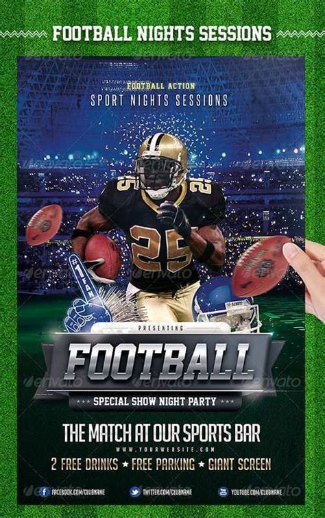 How To Create Free Football Tailgate Flyer Template Formating With