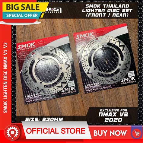 Smok Thailand Lighten Disc For Nmax V V Set Front Rear