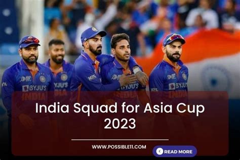 India Asia Cup Squad