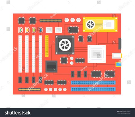 Computer Motherboard Cartoon: Over 1,986 Royalty-Free Licensable Stock ...