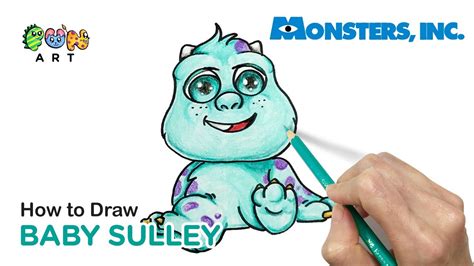 How To Draw SULLEY DISNEY PIXAR MONSTER INC YouTube