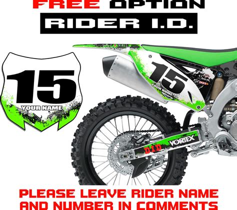 2013 2015 Kawasaki Kxf 450 Graphics Decals Stickers Kx 450f Kx450f