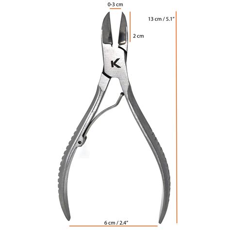 Kohm Ingrown Toenail Clippers For Thick Nails 5 Long Kp 700 Heavy