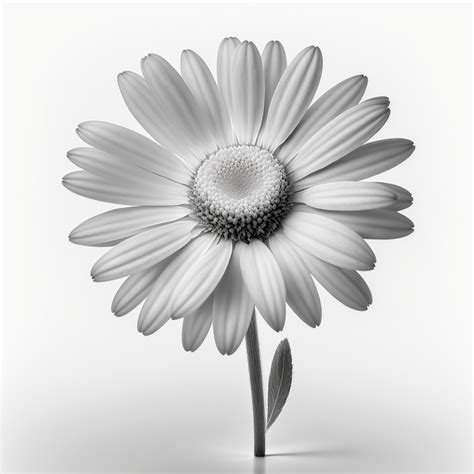 Premium AI Image Ai Generated Illustration Daisy Flower Isolated On White