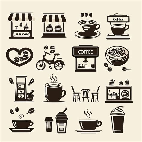 Cafe Icons Vectors And Illustrations For Free Download Freepik