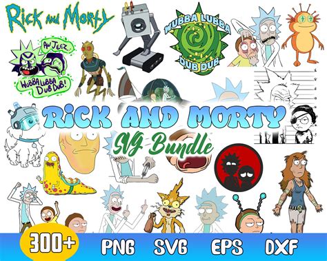 Bundle Rick And Morty Svg, Rick And Morty Svg, Rick And Mort - Inspire ...