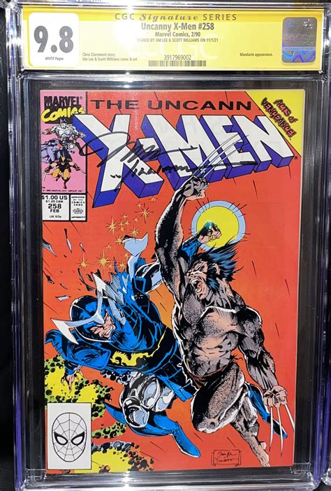 Uncanny X Men Comic Book Sale Cgc Nm Mt Cgc Signature Series