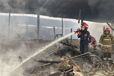 Pasar TU Bogor Kebakaran Kerugian Ditaksir Capai Rp 2 Miliar