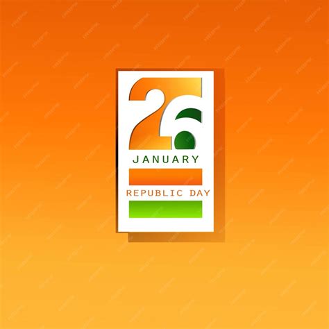 Premium Vector | Republic Day celebrations with 26th January India