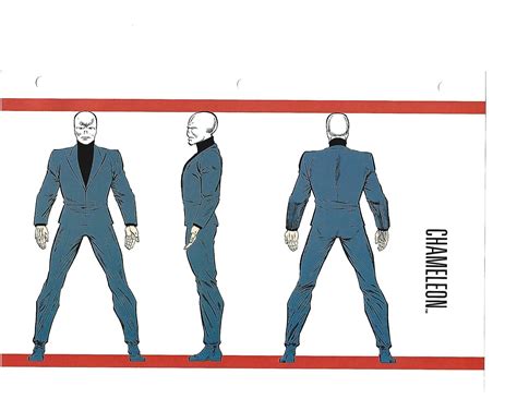 Official Handbook Of The Marvel Universe Sheet Chameleon Comic