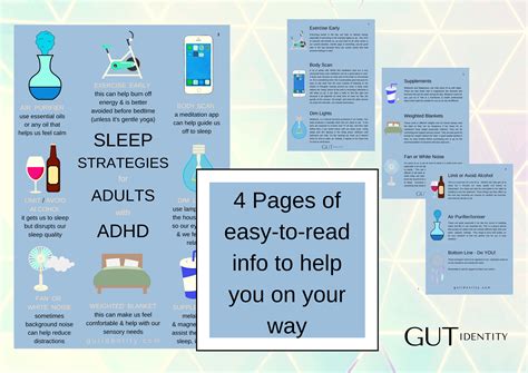 Page Infoebook Sleep Strategies For Adults With Adhd Etsy