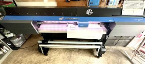 Roland TrueVis VG 540 Printer Cutter 54 Converted To TR2 Ink W Take