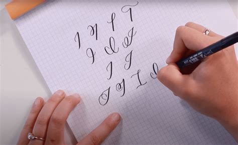 15 Ways To Write Letter I In Brush Calligraphy The Happy Ever Crafter