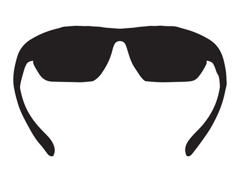 Safety Goggle Silhouette Art Royalty Free Vector Image