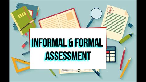 Formal And Informal Assessment Youtube