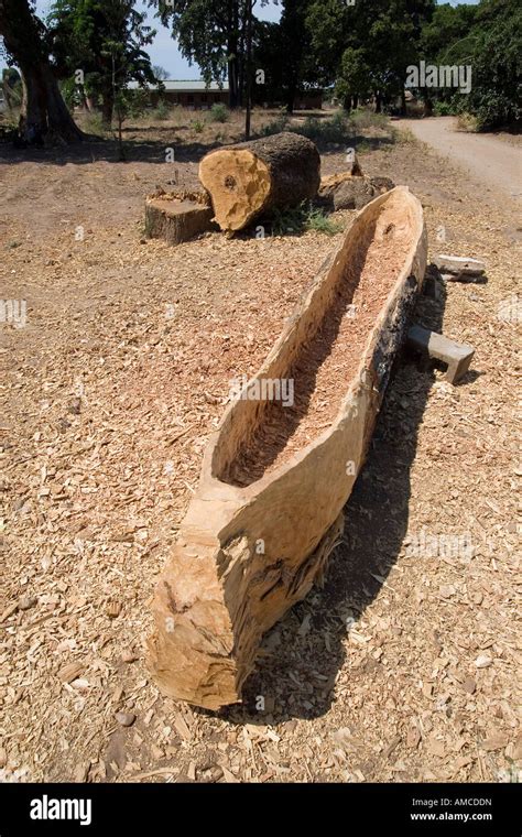 New Dug Out Canoe Stock Photo Alamy