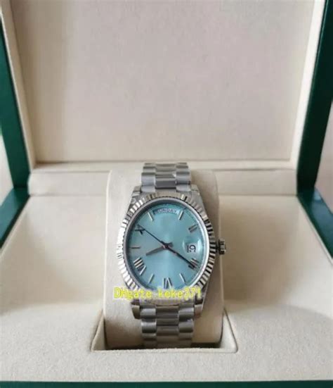 2022 BPF Reloj Para Hombre 228236 40 Mm Azul Hielo Esfera Romana Acero