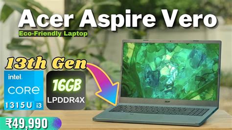 Acer Aspire Vero Th Gen Intel Core I Gb Ram Windows Buy