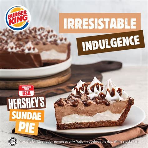 Burger King Hershey’s Sundae Pie | Burger king desserts, Chocolate pie ...