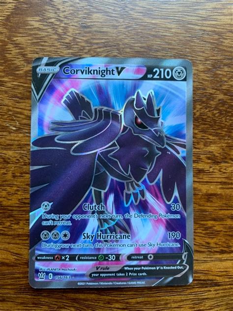 Karta Pokemon Corviknight V Full Art Kraków Kup Teraz Na Allegro