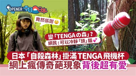 日本「自殺森林」掛滿紅色tenga飛機杯 奇葩現象背後原因超有愛