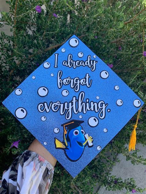 Graduation Cap Toppercustom Graduation Cap Dory Grad Cap Etsy