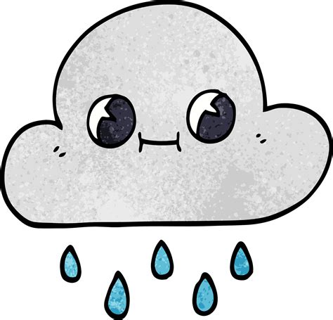 cartoon doodle rain cloud 12173941 Vector Art at Vecteezy