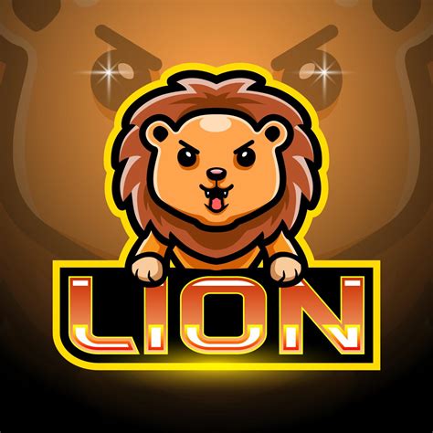 Lion Esport Logo Mascot Design 17080988 Vector Art At Vecteezy