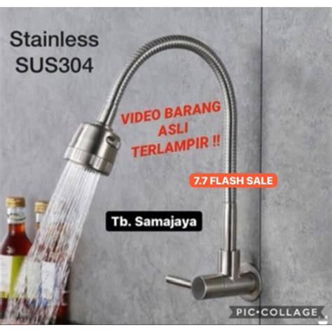 Jual New Kran Angsa Flexible Stainless Sus Kran Dapur Kran