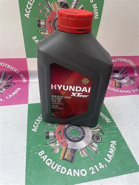 Aceite Hyundai Xteer W Bencinero G Litro Tienda Desarmaduria