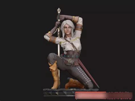 Archivo Stl Impresión 3d The Witcher Ciri Nsfw V2 Ar Cuotas